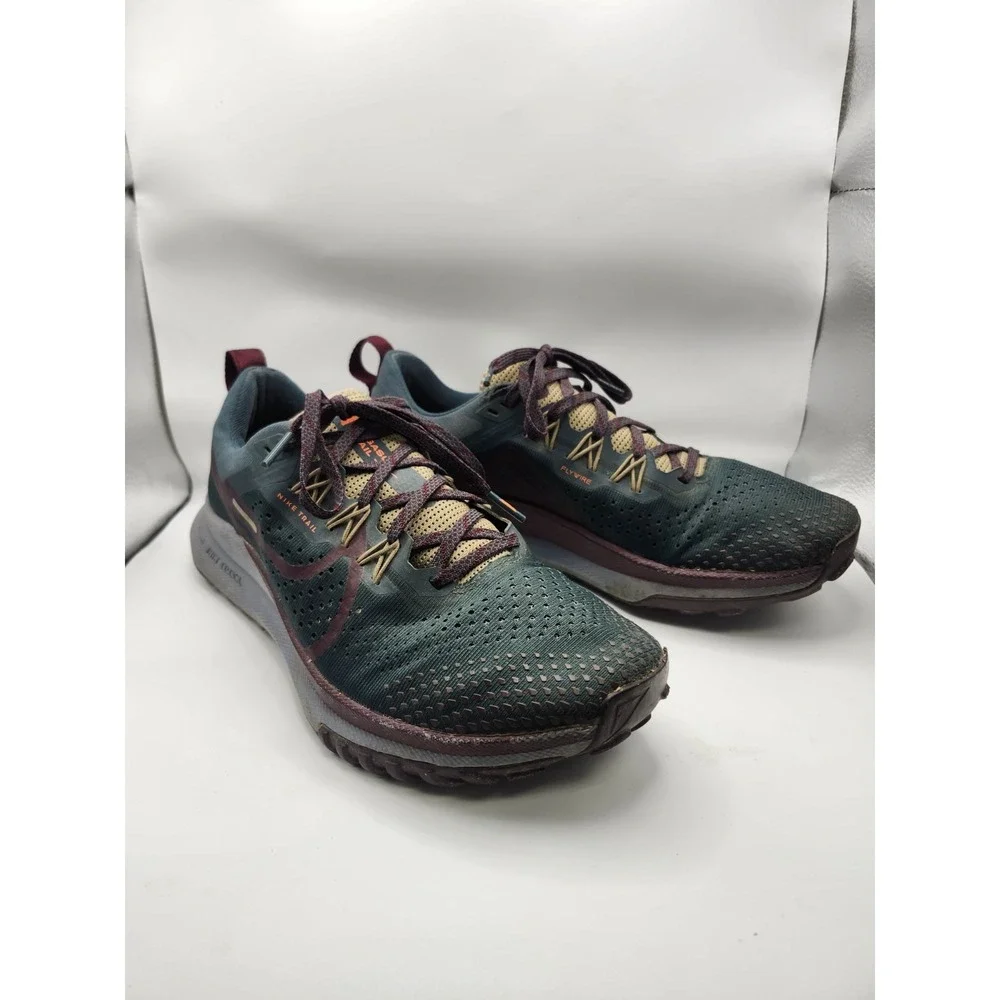 Nike React Pegasus Trail 4 Deep Jungle Night Maroon Women's Size 9
